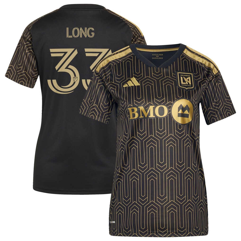 Aaron Long LAFC adidas Women's 2026 Primary Kit Jersey - Black