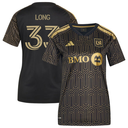 Aaron Long LAFC adidas Women's 2026 Primary Kit Jersey - Black