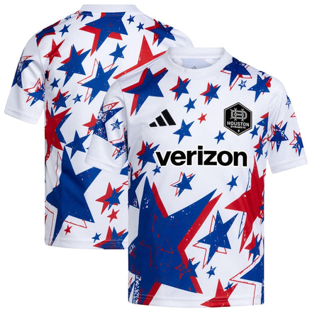 Houston Dynamo FC Youth 2026 Americana Pre-Match Jersey - White