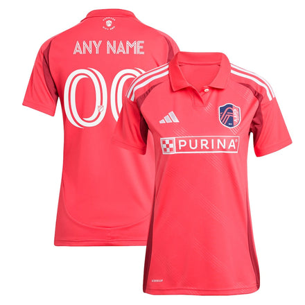 St. Louis City SC adidas Women's 2025 Forever CITY Red Custom Jersey - Red
