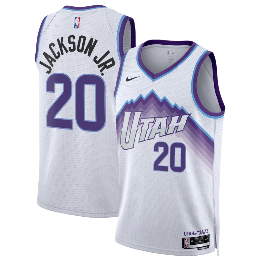 Jaren Jackson Jr. Utah Jazz Unisex - Association Edition - White