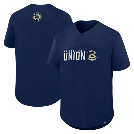 Philadelphia Union Maximum Intensity Button-Up Jersey - Navy