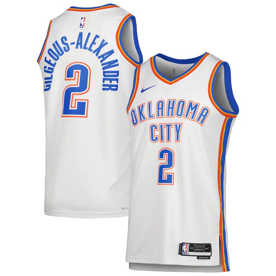 Shai Gilgeous-Alexander Oklahoma City Thunder Unisex - Association Edition - White