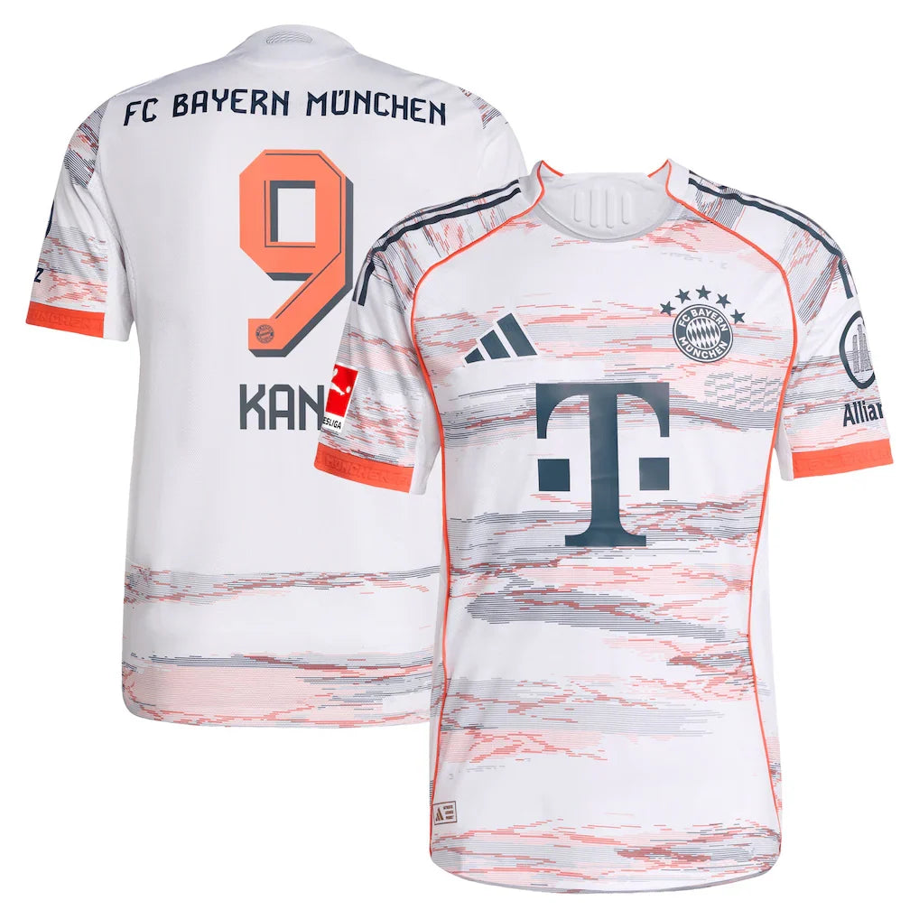 Harry Kane Bayern Munich 2025/26 Away Player Jersey - White