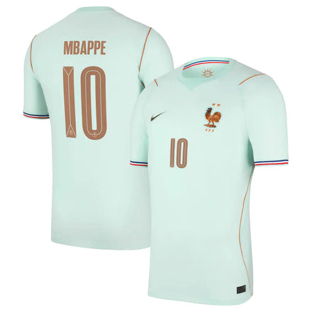 Kylian Mbappé France National Team Nike 2026 Away Stadium Jersey - Green