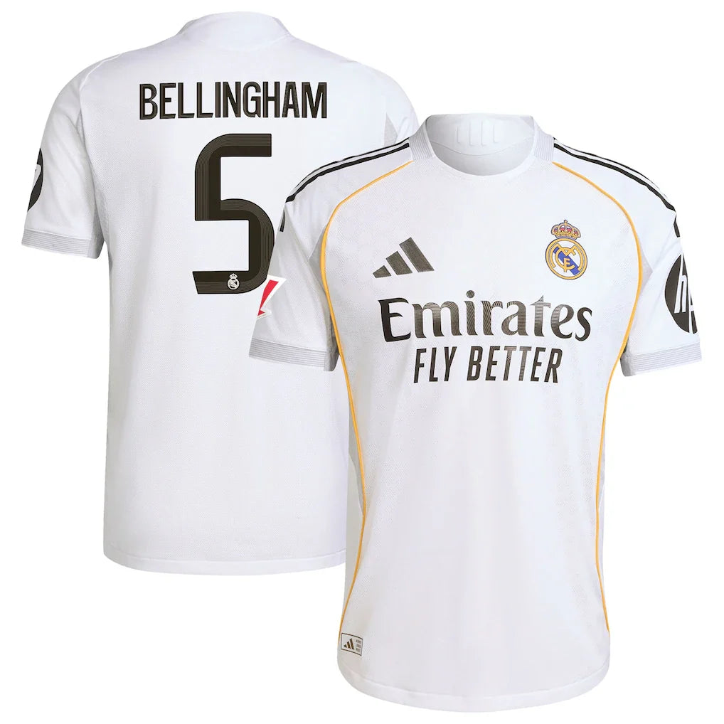 Jude Bellingham Real Madrid 2025/26 Home - White