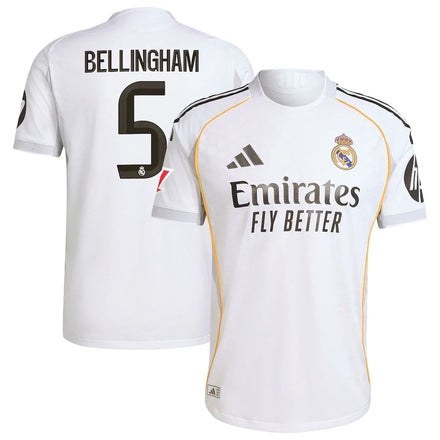Jude Bellingham Real Madrid 2025/26 Home - White