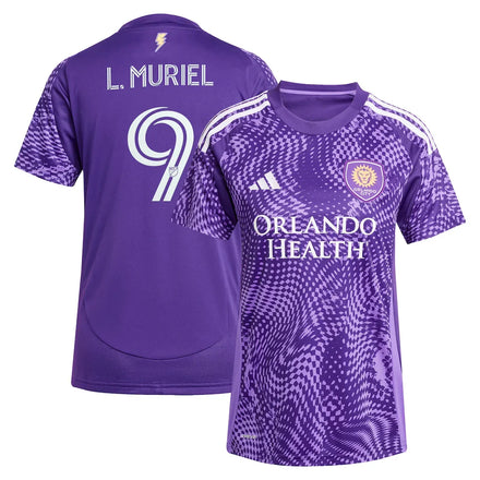 Luis Muriel Orlando City SC adidas Women's 2025 Perfect Storm Player Jersey - Purple