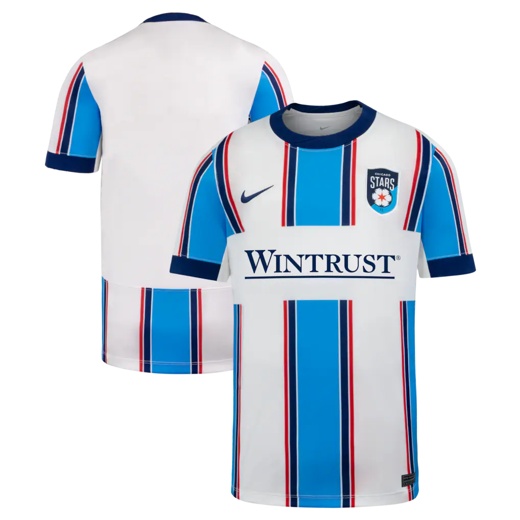 Chicago Stars FC Nike Youth 2026 Primary Stadium Jersey - White