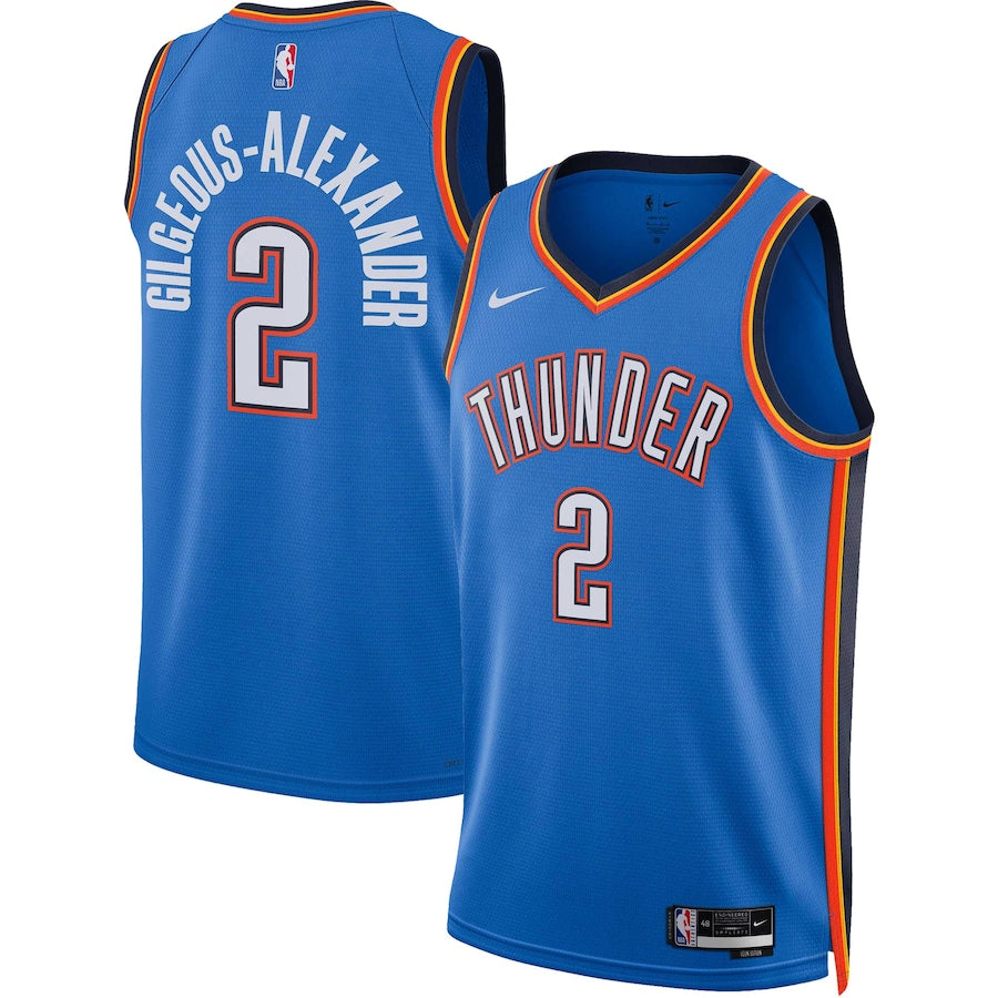 Shai Gilgeous-Alexander Oklahoma City Thunder Unisex - Icon Edition - Blue
