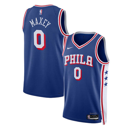 Tyrese Maxey Philadelphia 76ers Unisex - Icon Edition - Royal