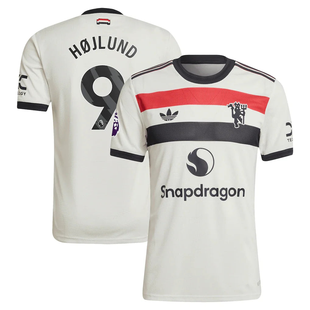 Rasmus Højlund Manchester United 2024/25 Third - Cream
