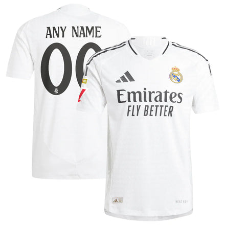 Real Madrid 2024/25 Home Custom Jersey - White