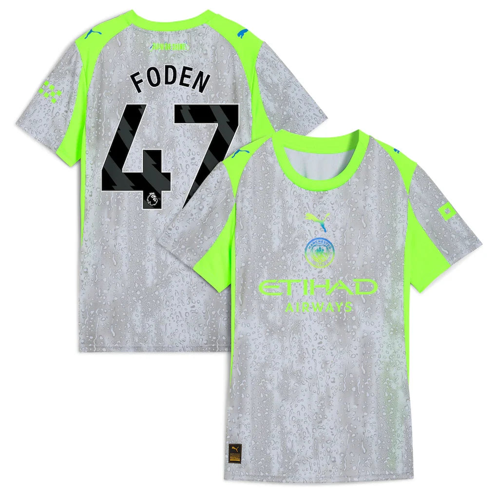 Manchester City Puma Women's 2025/26 Third Jersey - Green/Neon Green