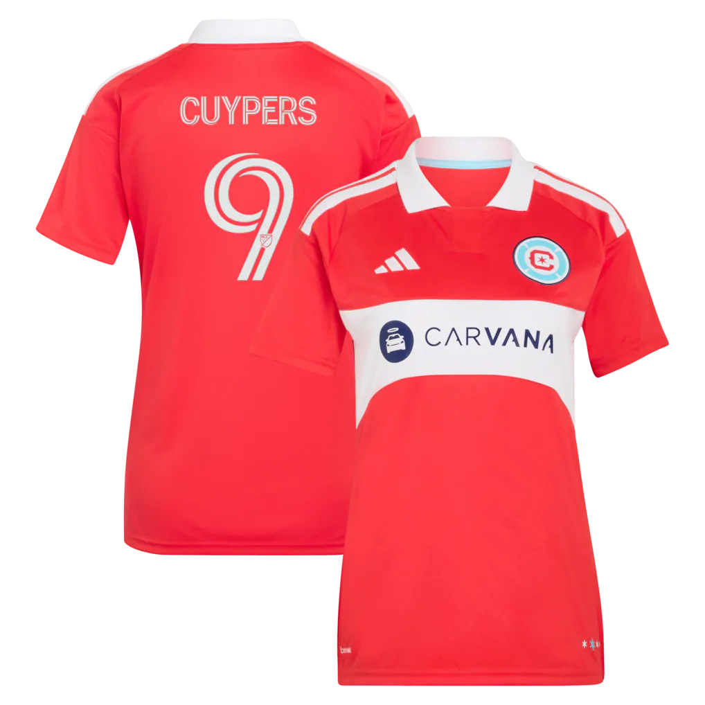 Hugo Cuypers Chicago Fire adidas Women's 2026 Forever Red Jersey - Red
