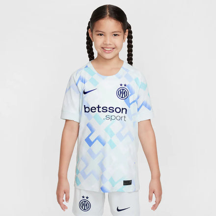 Inter Milan Nike Youth 2025/26 Away Jersey - Aqua