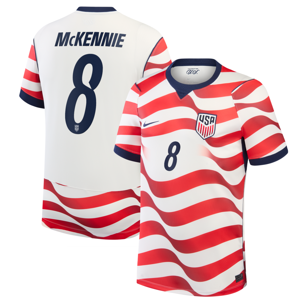 Weston McKennie USMNT Nike 2026 Home Stadium Jersey - White