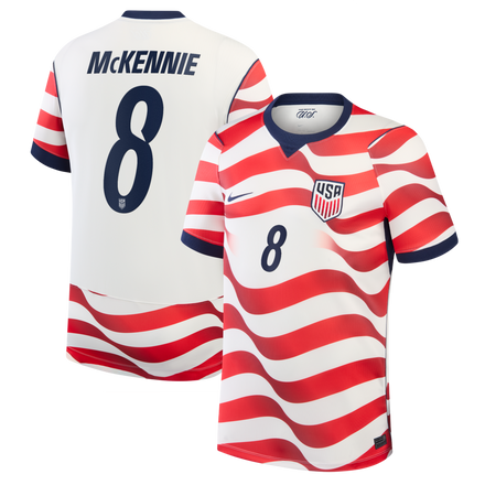 Weston McKennie USMNT Nike 2026 Home Stadium Jersey - White