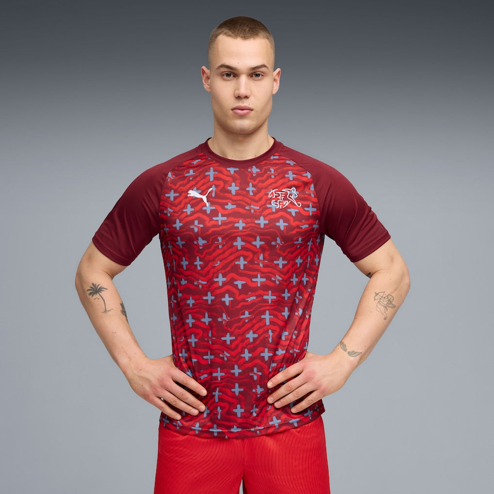 Switzerland National Team 2026 Pre-Match Top - Red