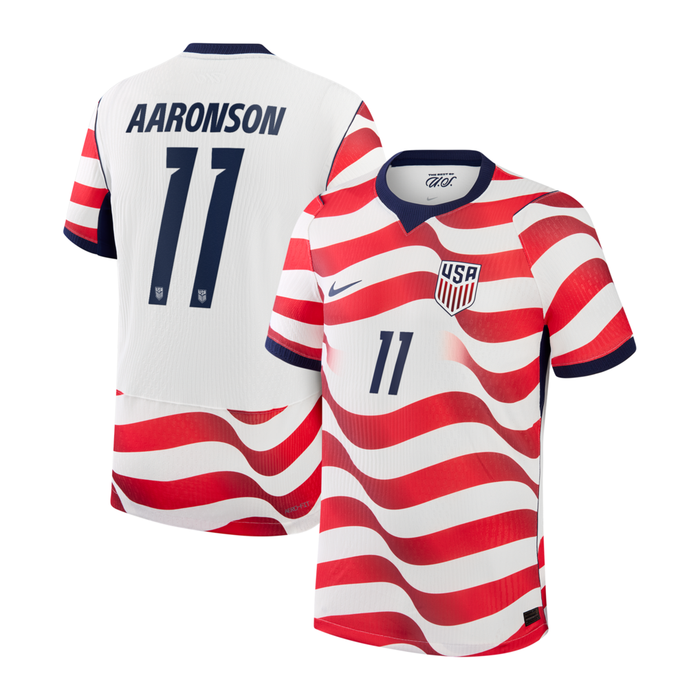 Brenden Aaronson USMNT 2026 Home Match - White