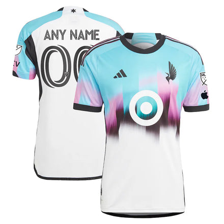 Minnesota United FC 2023 The Northern Lights Kit Custom Jersey - White