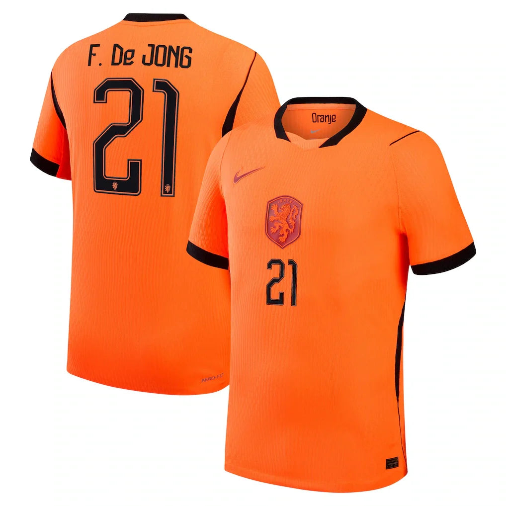 Frenkie de Jong Netherlands National Team 2026 Home Match - Orange