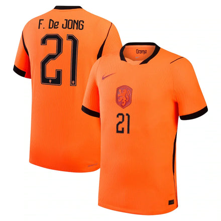 Frenkie de Jong Netherlands National Team 2026 Home Match - Orange