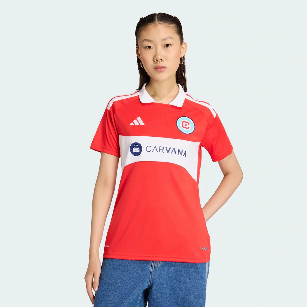 Chicago Fire adidas Women's 2026 Forever Red Jersey - Red