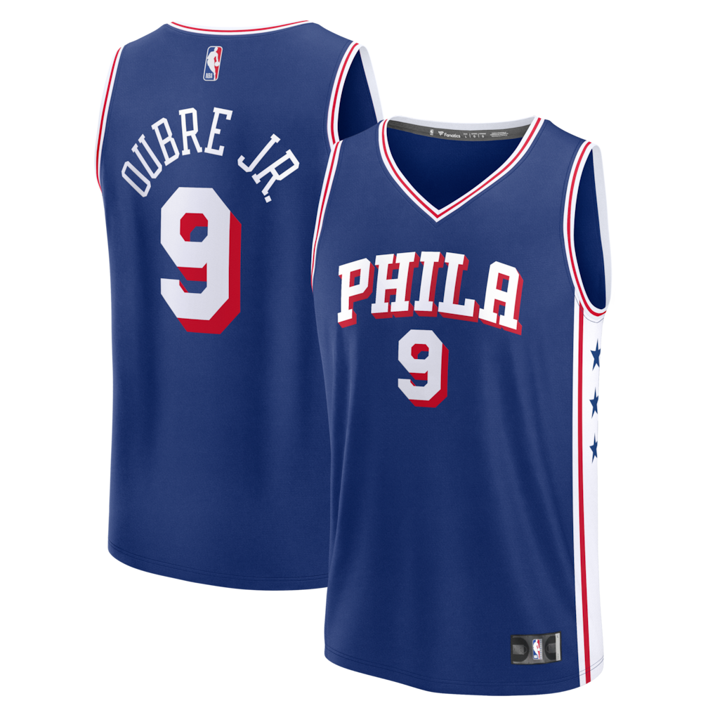 Kelly Oubre Jr. Philadelphia 76ers Custom Jersey - Icon Edition - Blue
