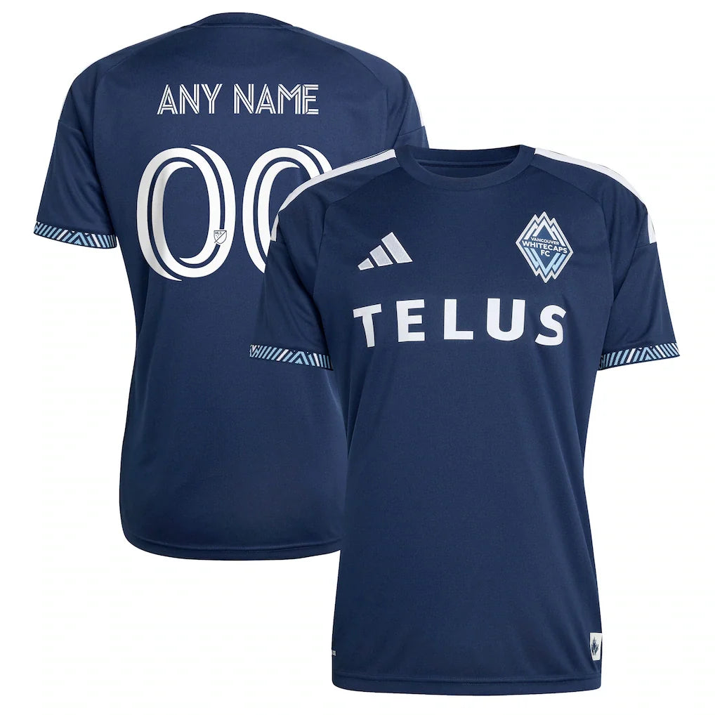 Vancouver Whitecaps FC adidas 2026 The Coastal Jersey Custom Jersey - Deep Sea Blue