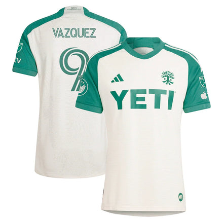 Brandon Vazquez Austin FC 2024 The Armadillo Kit Player Jersey - Tan
