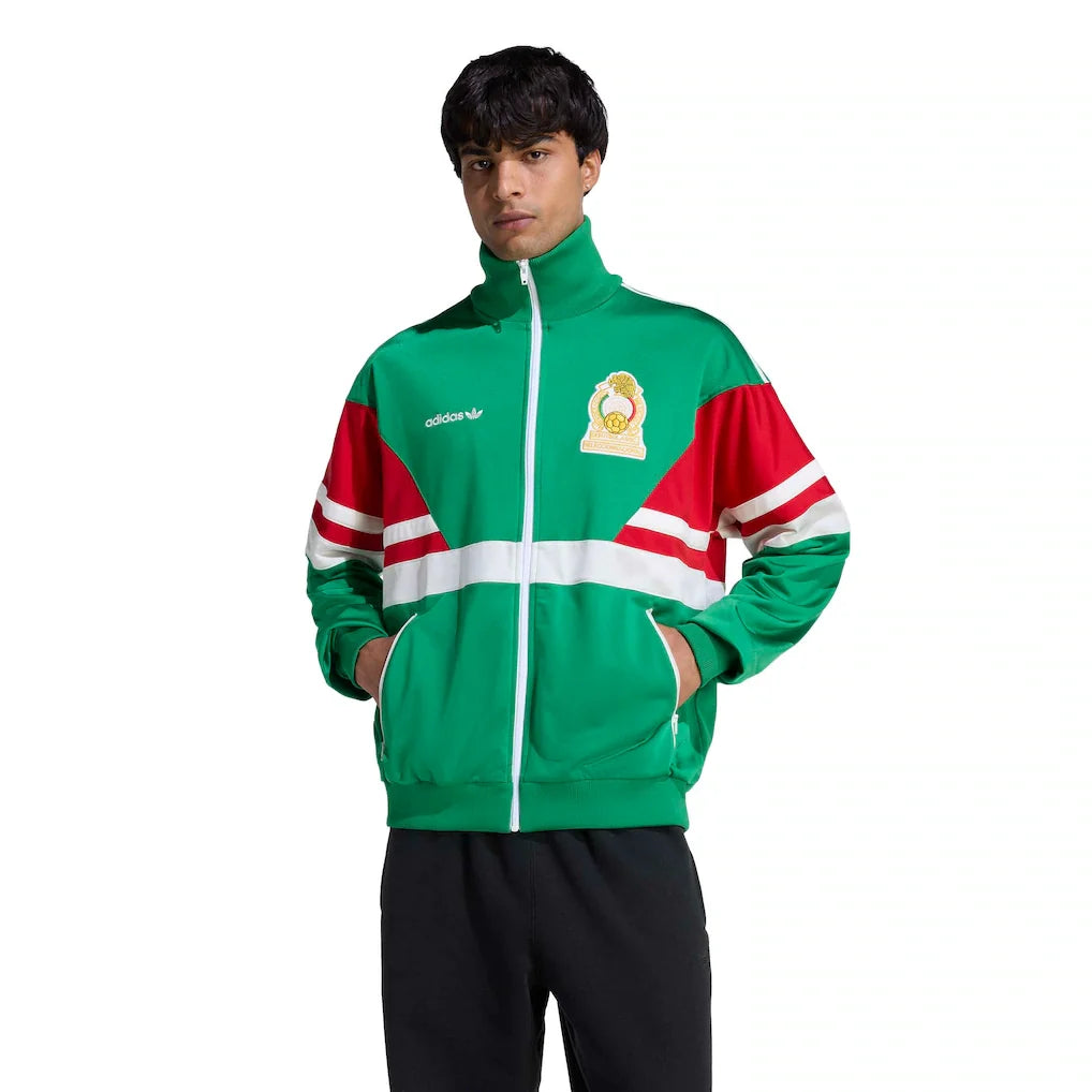 Mexico National Team 1986 Bringback Full-Zip Track Top - Green