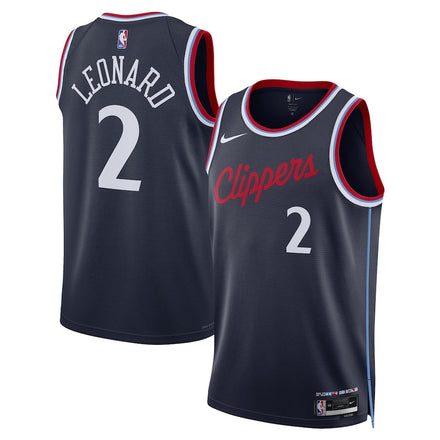Kawhi Leonard LA Clippers Unisex 2024/25 - Navy - Icon Edition