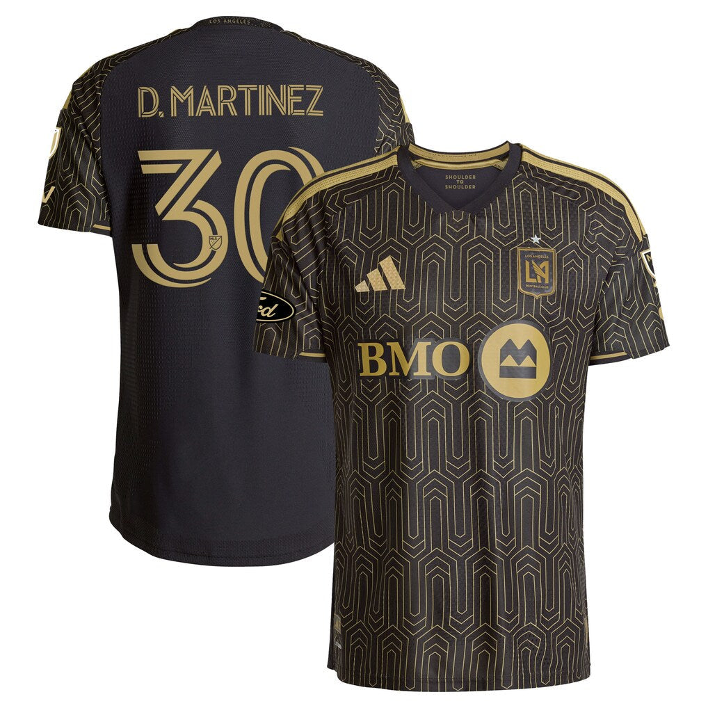 David Martínez LAFC 2026 2026 Primary Kit On-Field Patch Jersey - Black