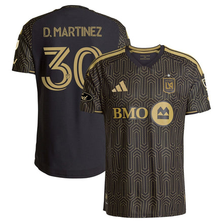 David Martínez LAFC 2026 2026 Primary Kit On-Field Patch Jersey - Black