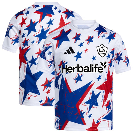 LA Galaxy Youth 2026 Americana Pre-Match Jersey - White