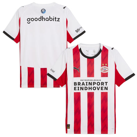 PSV Eindhoven Puma 2025/26 Home Jersey - White