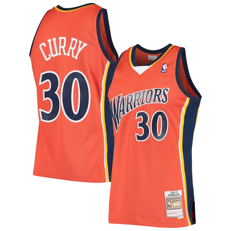 Stephen Curry Golden State Warriors Hardwood Classics - Orange