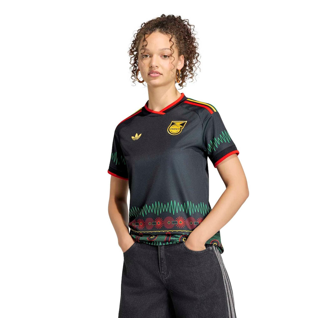 Jamaica National Team adidas Women's 2026 Away Jersey - Black