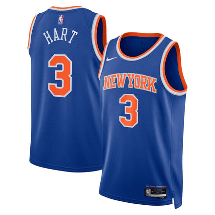 Josh Hart #3 New York Knicks Unisex - Icon Edition - Blue