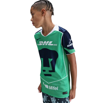 Pumas Nike Youth 2025/26 Third Jersey - Green