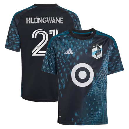 Bongokuhle Hlongwane Minnesota United FC adidas Youth 2026 The Decade Kit Jersey - Black