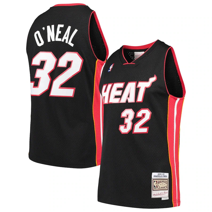 Shaquille O'Neal Miami Heat Hardwood Classics - Black