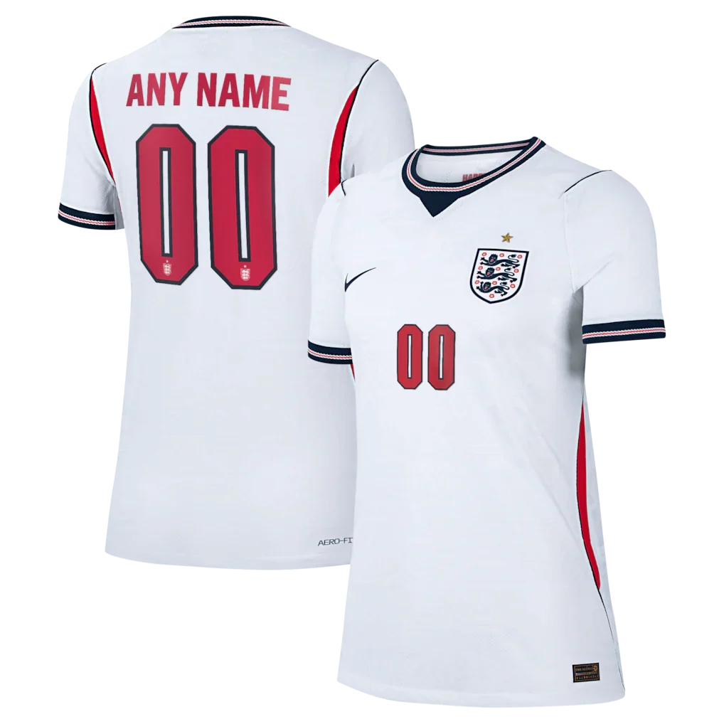 England National Team Women's 2026 Home Match Custom Jersey - White