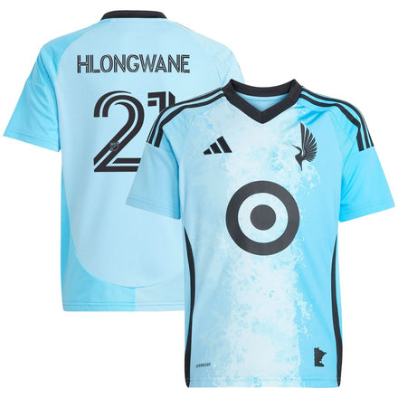 Bongokuhle Hlongwane Minnesota United FC adidas Youth 2025 CONVERGENCE Jersey - Blue