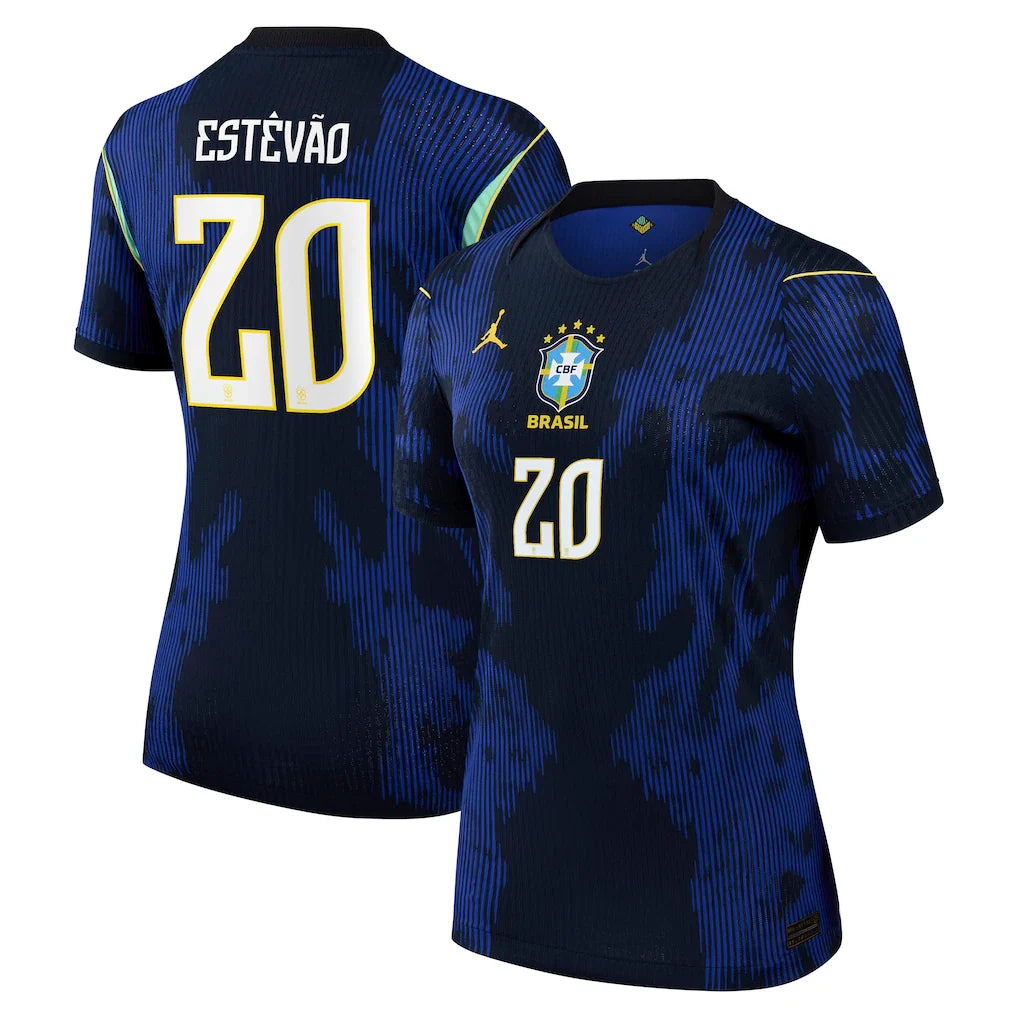 Estêvão Brazil National Team Women's 2026 Away Match - Blue