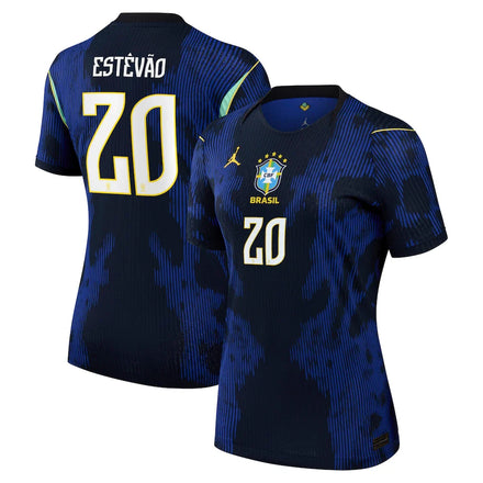 Estêvão Brazil National Team Women's 2026 Away Match - Blue