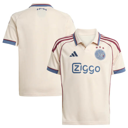 Ajax adidas Youth 2025/26 Third Jersey - Tan