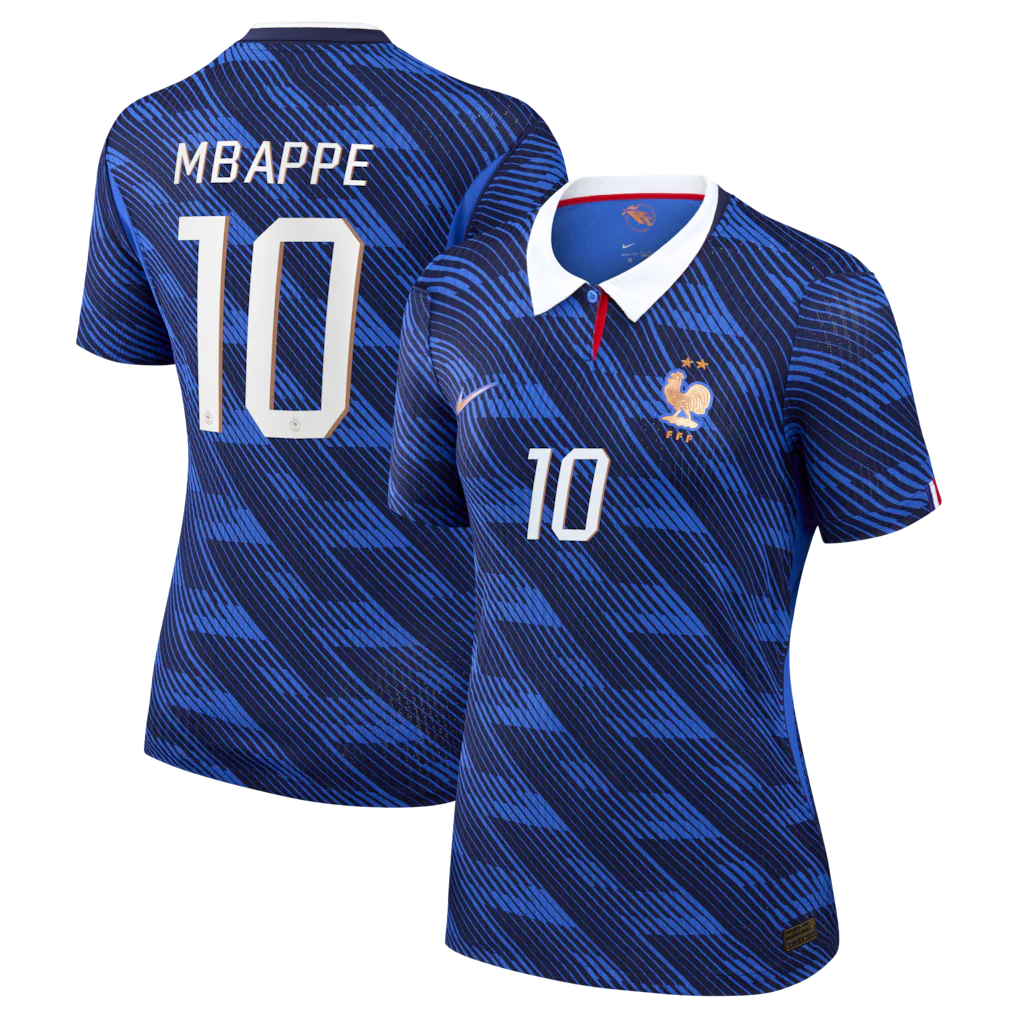 Kylian Mbappé France National Team Women's 2026 Home Match - Blue