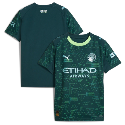 Manchester City x EA SPORTS FC Youth 2025/26 Fourth Jersey - Green